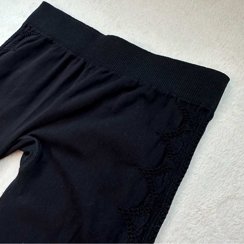 NWOT Free People Intimately Barely There Black Cutout Yoga Leggings - Picture 4 of 11